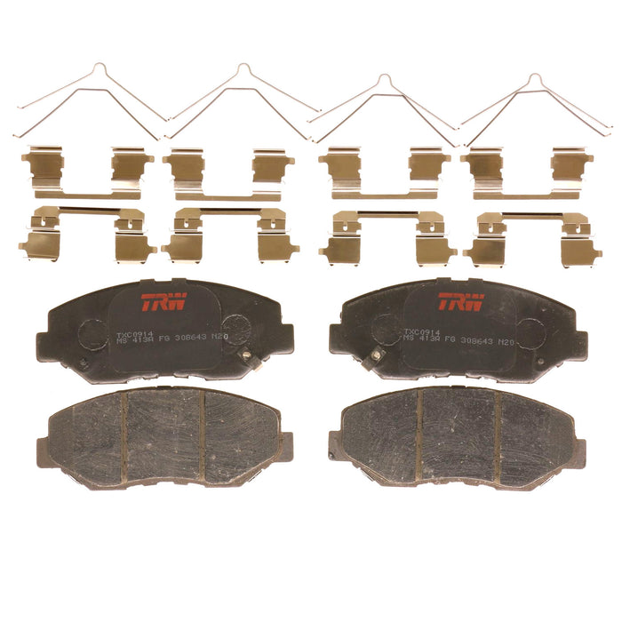 Front Disc Brake Pad Set for Honda Accord 2003 - 2017 TRW Ultra TXC0914