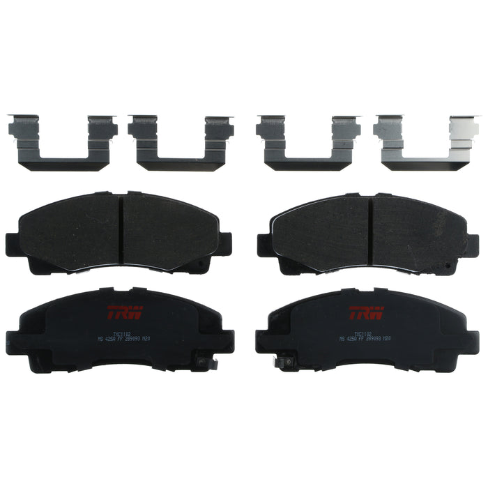 Front Disc Brake Pad Set for Honda Ridgeline 2006 - 2011 TRW Ultra TXC1102
