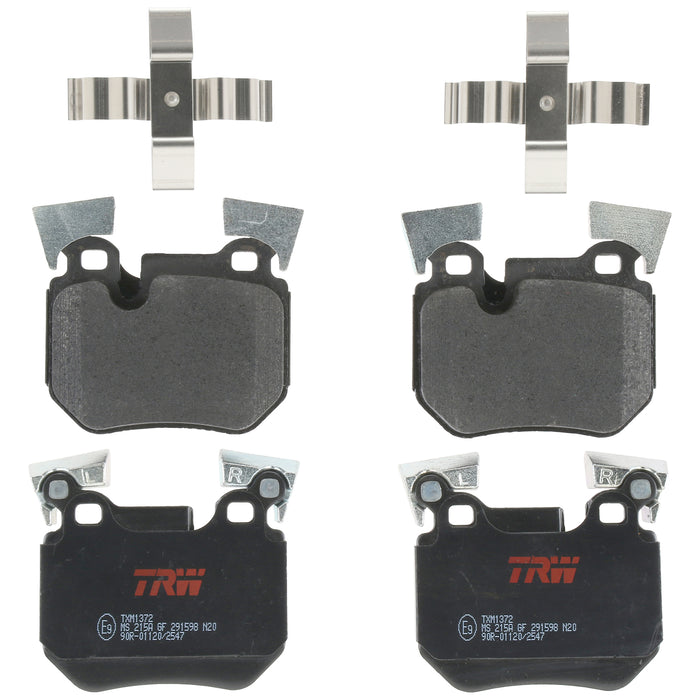 Rear Disc Brake Pad Set for BMW 135i 2008 - 2013 TRW Ultra TXM1372