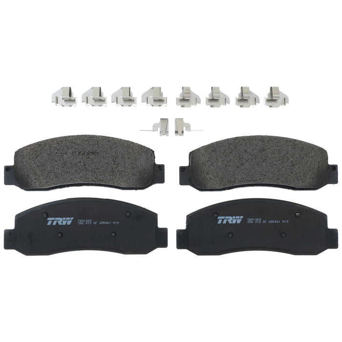 Front Disc Brake Pad Set for Ford F-250 Super Duty 2005 - 2007 TRW Pro TRM1069