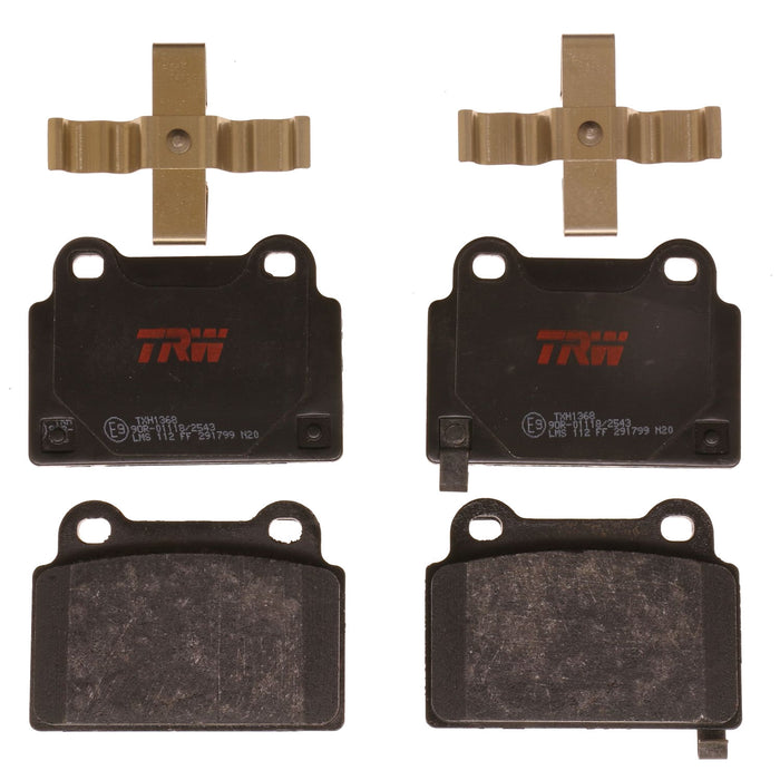 Rear Disc Brake Pad Set for Mitsubishi Lancer 2008 TRW Ultra TXH1368