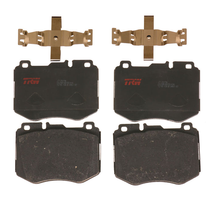 Front Disc Brake Pad Set for Mercedes-Benz C300 2015 - 2017 TRW Ultra TXC1796