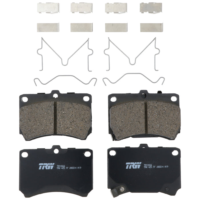 Front Disc Brake Pad Set for Mazda Protege 1990 - 1998 TRW Pro TRC0466