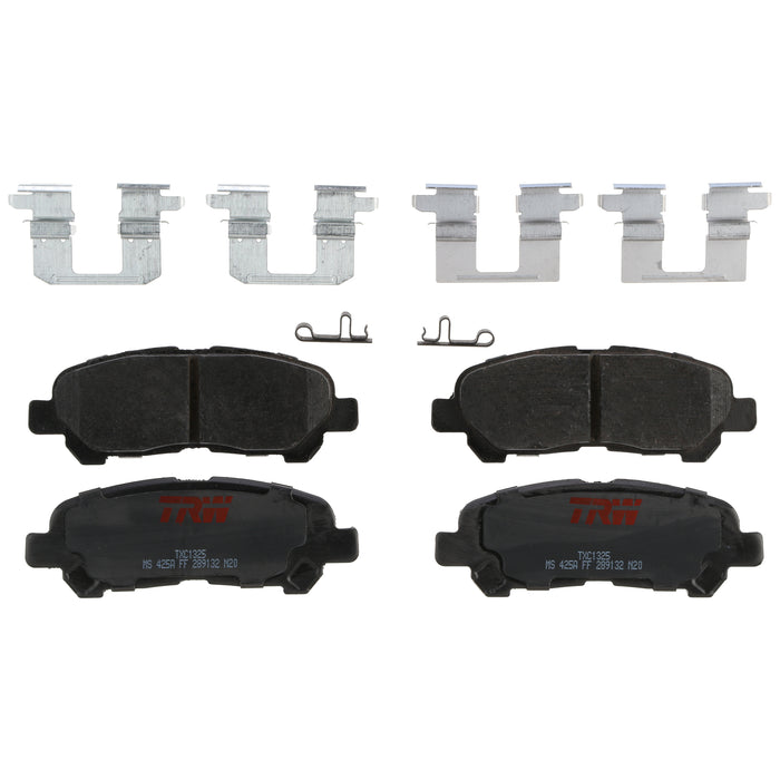 Rear Disc Brake Pad Set for Toyota Highlander 2008 - 2013 TRW Ultra TXC1325