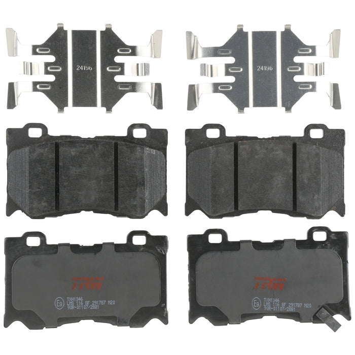 Front Disc Brake Pad Set for INFINITI G37 2008 - 2013 TRW Ultra TXH1346