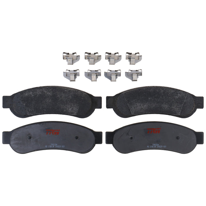 Rear Disc Brake Pad Set for Ford F-250 Super Duty 2008 - 2010 TRW Ultra TXM1334