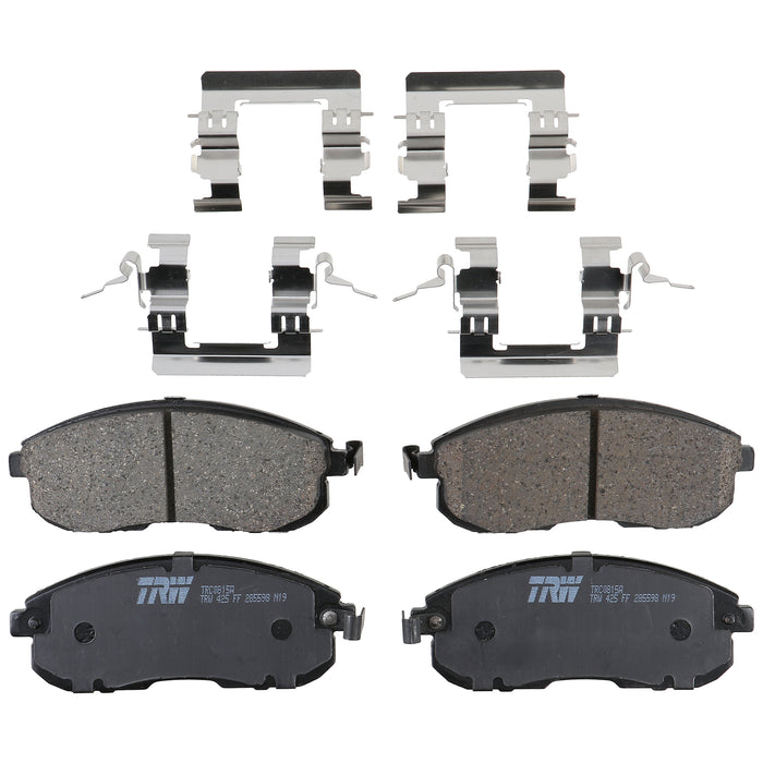 Front Disc Brake Pad Set for Nissan Sentra 2011 - 2019 TRW Pro TRC0815A