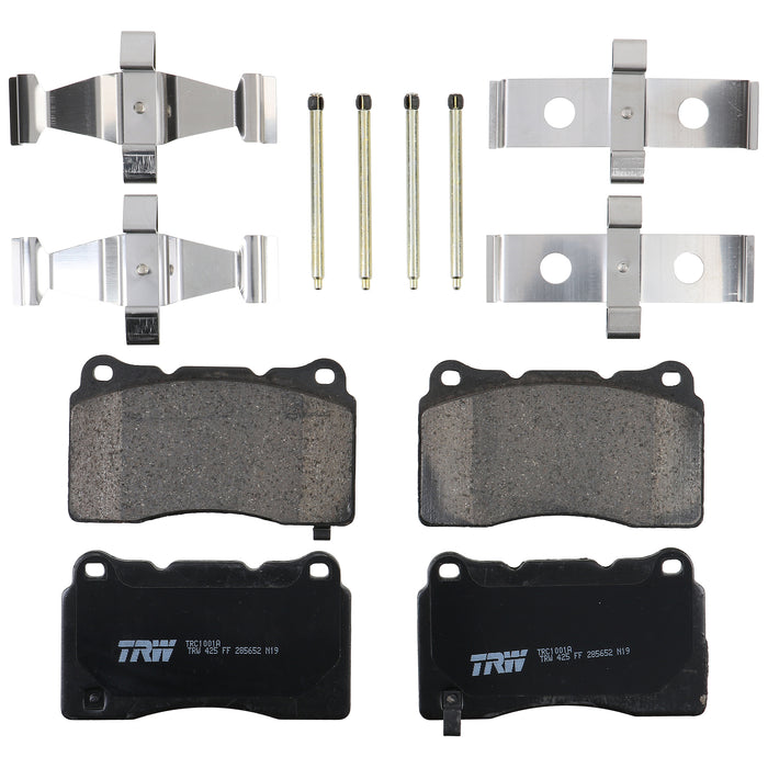 Rear, Front Disc Brake Pad Set for Chevrolet Camaro 2016 - 2021 TRW Pro TRC1001A