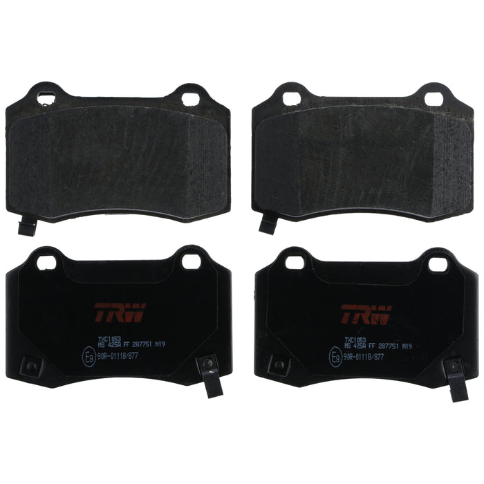 Rear Disc Brake Pad Set for Chevrolet Camaro 2010 - 2015 TRW Ultra TXC1053