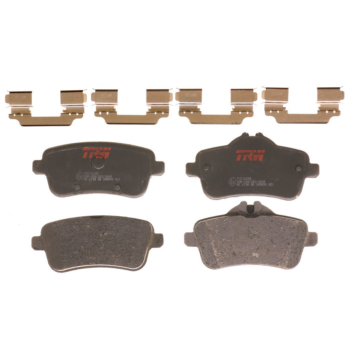 Rear Disc Brake Pad Set for Mercedes-Benz ML350 2012 - 2015 TRW Ultra TXC1630A