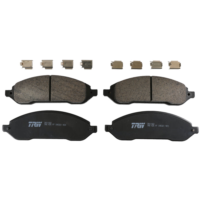 Front Disc Brake Pad Set for Ford Freestar 2004 - 2007 TRW Pro TRC1022