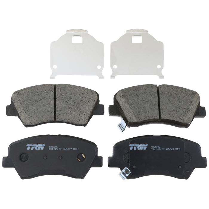 Front Disc Brake Pad Set for Hyundai Elantra 2013 - 2016 TRW Pro TRC1595