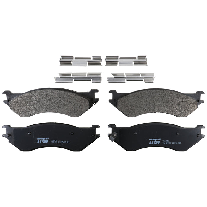 Rear Disc Brake Pad Set for Dodge Ram 2500 2001 - 2002 TRW Pro TRM1096