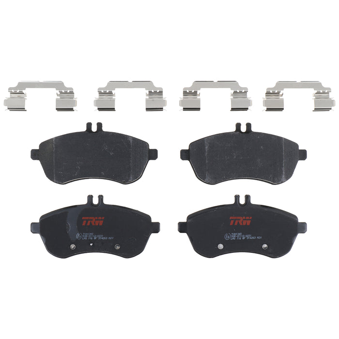 Front Disc Brake Pad Set for Mercedes-Benz C300 2008 - 2012 TRW Ultra TXH1340