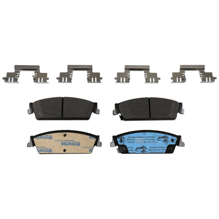 Rear Disc Brake Pad Set for Chevrolet Tahoe 2007 - 2014 TRW Pro TRM1194