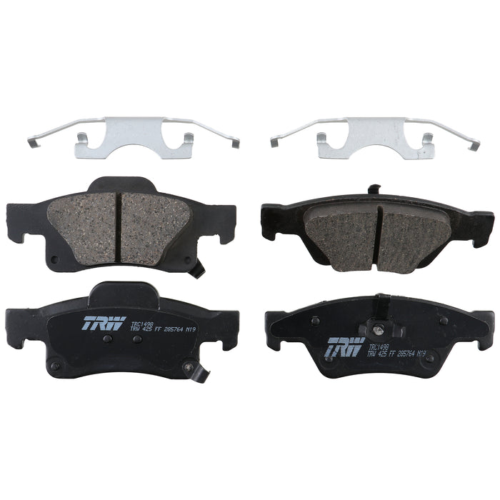 Rear Disc Brake Pad Set for Jeep Grand Cherokee 2011 - 2020 TRW Pro TRC1498