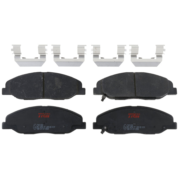Front Disc Brake Pad Set for Cadillac CTS 2008 - 2014 TRW Ultra TXC1332