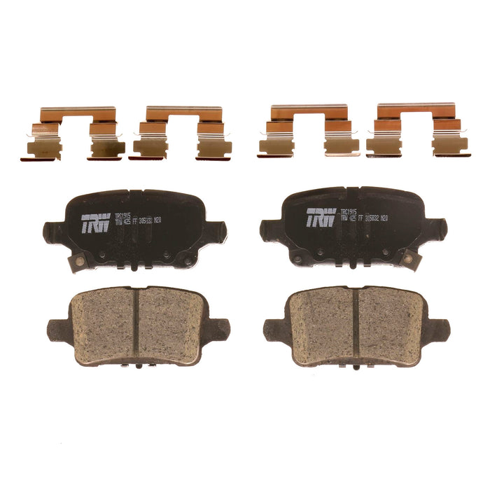 Rear Disc Brake Pad Set for Chevrolet Equinox 2018 - 2020 TRW Pro TRC1915