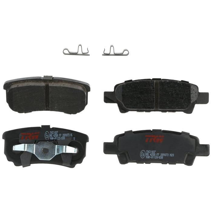 Rear Disc Brake Pad Set for Jeep Patriot 2007 - 2017 TRW Ultra TXC1037