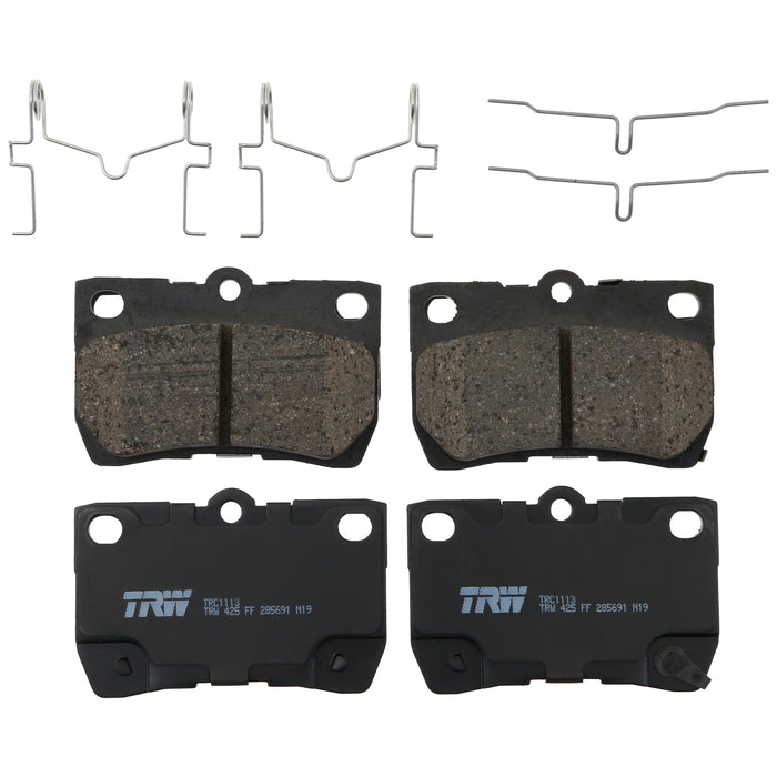 Rear Disc Brake Pad Set for Lexus IS250 2006 - 2013 TRW Pro TRC1113