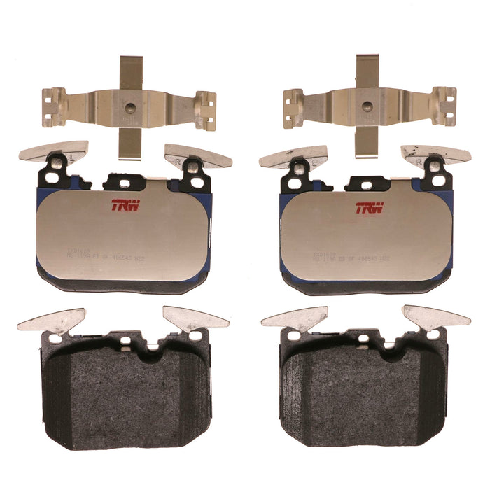 Front Disc Brake Pad Set for BMW ActiveHybrid 3 2013 - 2015 TRW Blue TXD1609