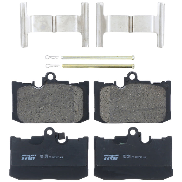 Front Disc Brake Pad Set for Lexus GS350 2013 - 2020 TRW Pro TRC1686