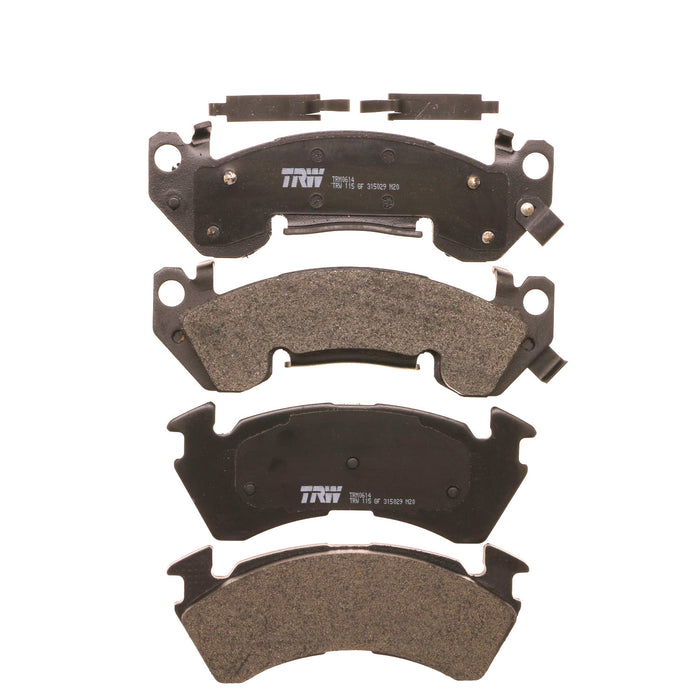Front Disc Brake Pad Set for Chevrolet Impala 1994 - 1996 TRW Pro TRM0614