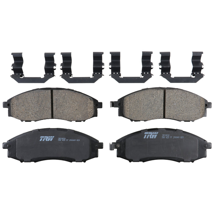 Front Disc Brake Pad Set for Nissan Xterra 2000 - 2004 TRW Pro TRC0830