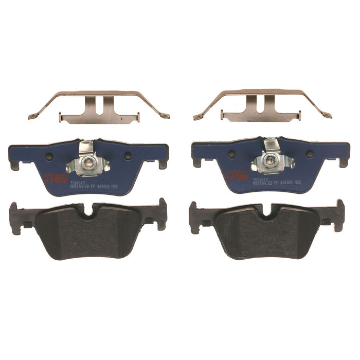 Rear Disc Brake Pad Set for BMW 330e 2016 - 2018 TRW Blue TXD1613