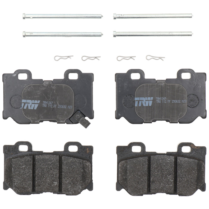 Rear Disc Brake Pad Set for INFINITI G37 2008 - 2013 TRW Pro TRH1347