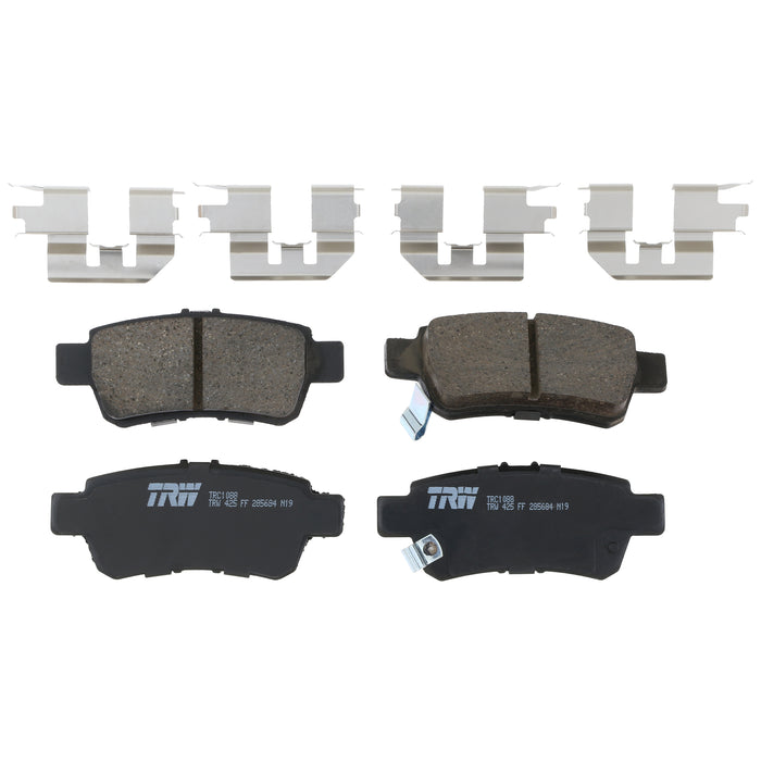 Rear Disc Brake Pad Set for Honda Odyssey 2005 - 2010 TRW Pro TRC1088