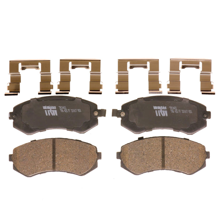 Front Disc Brake Pad Set for Nissan 240SX 1989 - 1996 TRW Pro TRC0422