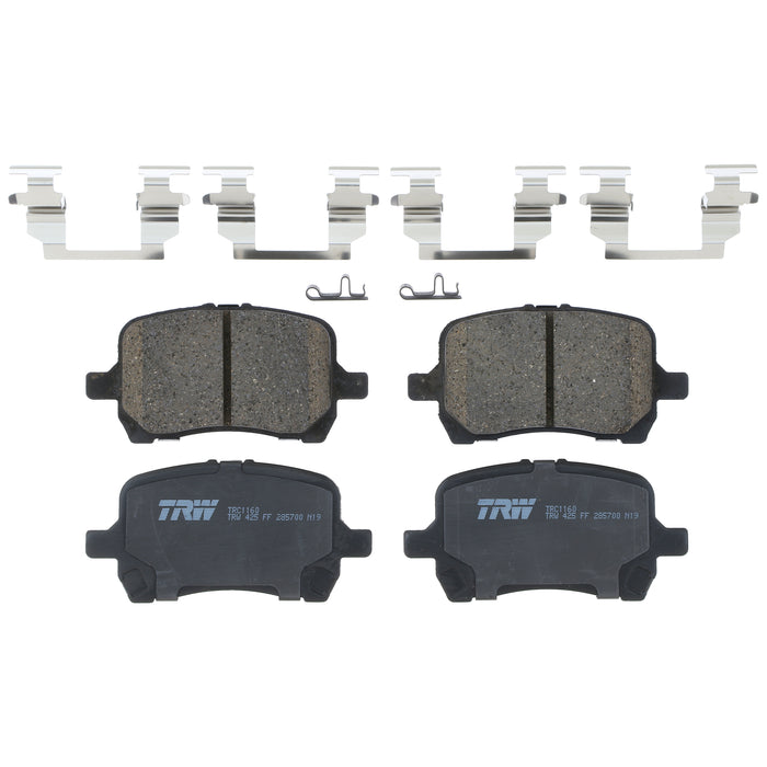 Front Disc Brake Pad Set for Chevrolet Malibu 2007 - 2012 TRW  Pro TRC1160