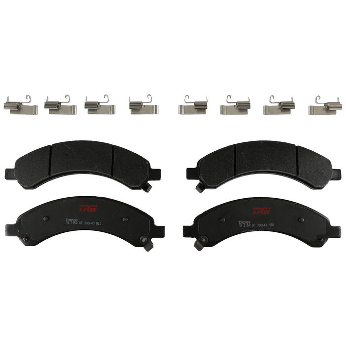 Rear Disc Brake Pad Set for Chevrolet Express 3500 2003 - 2004 TRW Ultra TXM0989