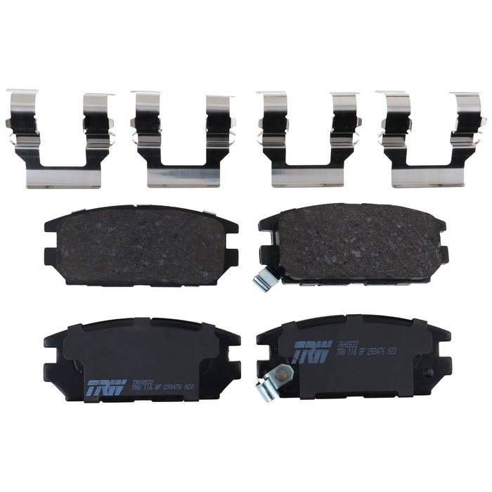 Rear Disc Brake Pad Set for Mitsubishi Eclipse 2006 - 2012 TRW Pro TRH0532