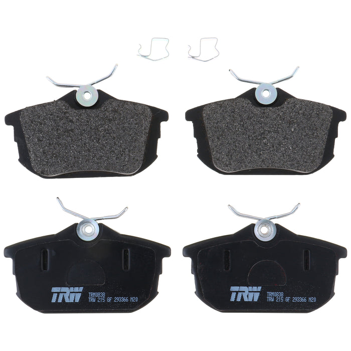 Rear Disc Brake Pad Set for Volvo S40 2000 - 2004 TRW Pro TRM0838