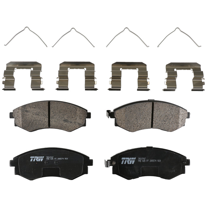 Front Disc Brake Pad Set for Hyundai Sonata 1998 - 2004 TRW Pro TRC0747