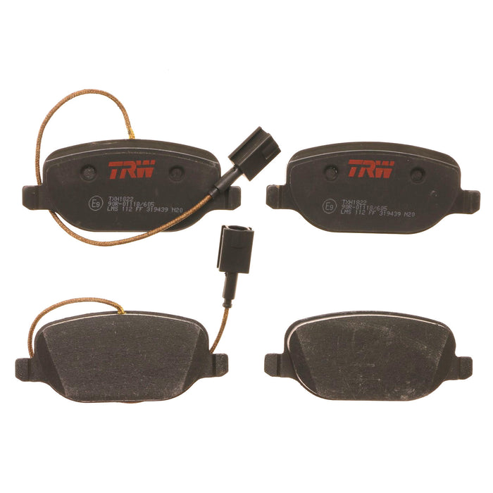 Rear Disc Brake Pad Set for Alfa Romeo 4C 2015 - 2020 TRW Ultra TXH1822