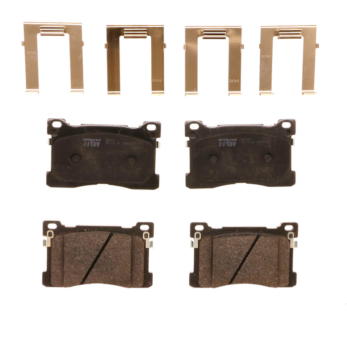 Front Disc Brake Pad Set for Hyundai Equus 2012 - 2016 TRW Pro TRH1576