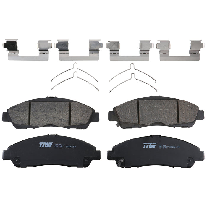 Front Disc Brake Pad Set for Chevrolet Traverse 2018 - 2020 TRW Pro TRC1896