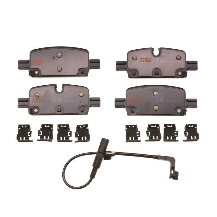 Rear Disc Brake Pad Set for Chevrolet Silverado 1500 2019 - 2022 TRW Ultra TXC2174