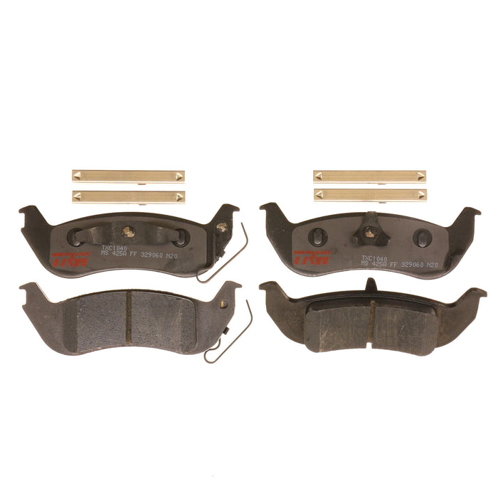 Rear Disc Brake Pad Set for Ford Crown Victoria 2003 - 2011 TRW Ultra TXC1040