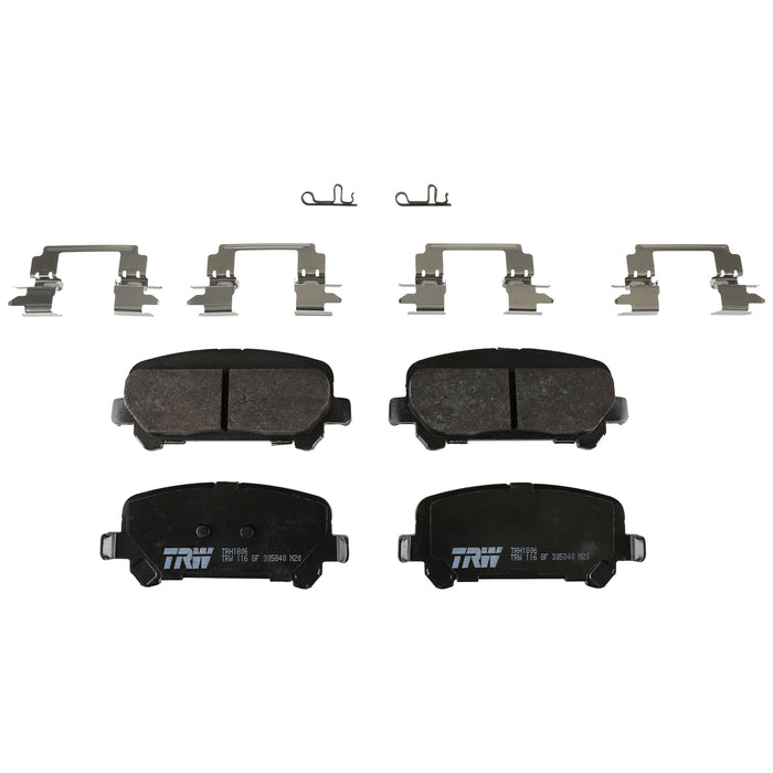 Rear Disc Brake Pad Set for Chevrolet Colorado 2015 - 2020 TRW Pro TRH1806