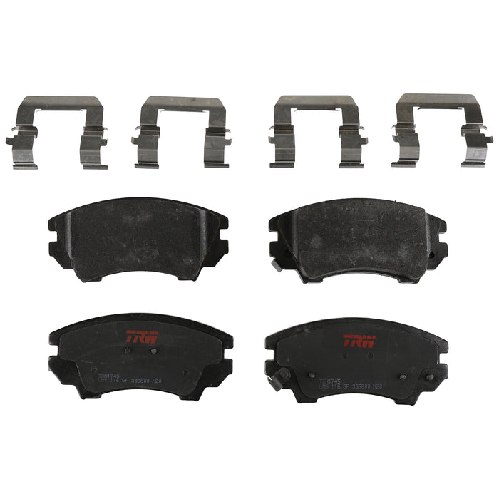 Front Disc Brake Pad Set for Buick LaCrosse 2014 - 2016 TRW  Ultra TXH1745