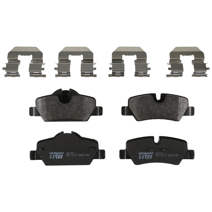 Rear Disc Brake Pad Set for Mini Cooper 2014 - 2024 TRW Pro TRH1800