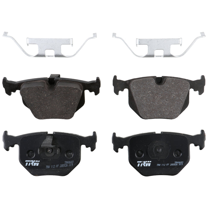 Rear Disc Brake Pad Set for BMW X5 2000 - 2006 TRW Pro TRH0683