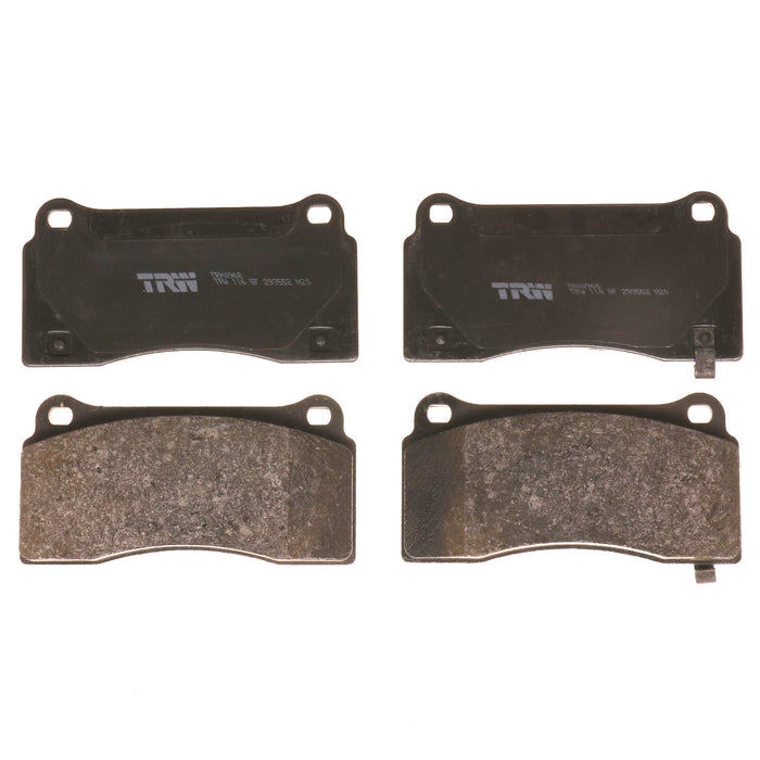 Rear, Front Disc Brake Pad Set for Dodge Viper 2003 - 2006 TRW Pro TRH0968