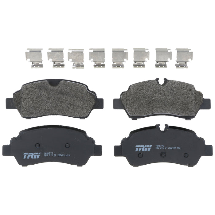 Rear Disc Brake Pad Set for Ford Transit-250 2015 - 2019 TRW Pro TRM1775