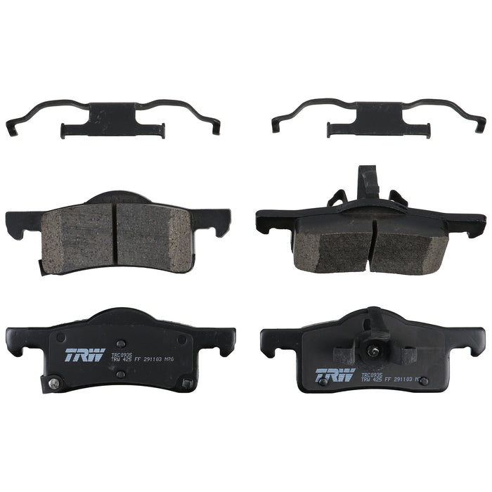 Rear Disc Brake Pad Set for Ford Expedition 2003 - 2006 TRW Pro TRC0935