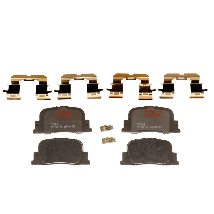 Front Disc Brake Pad Set for Toyota Echo 2000 - 2003 TRW Ultra TXC1534
